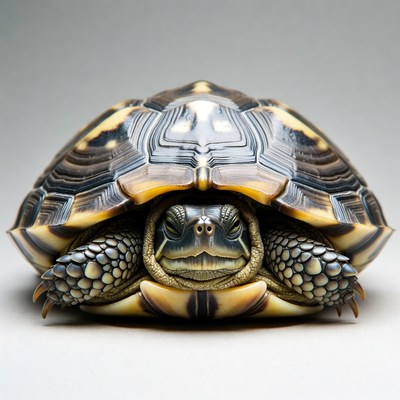 Close-up of ornate turtle