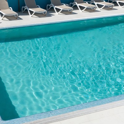 Swimming Pool with Loungers