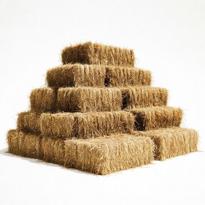 Pyramid of Hay Bales