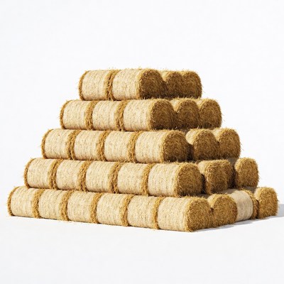 Stack of Hay Bales