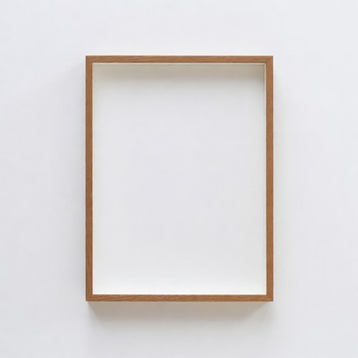 Empty White Picture Frame