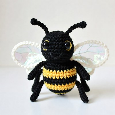 Crocheted Bee Toy
