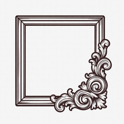 Ornate Vintage Picture Frame