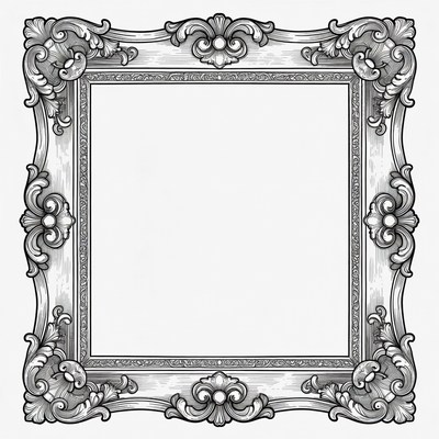 Ornate Vintage Picture Frame