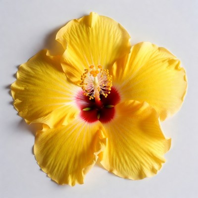 Yellow Hibiscus Flower