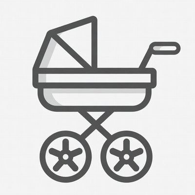 Baby Stroller Icon
