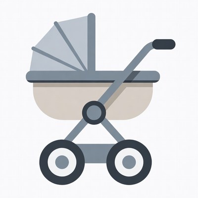 Baby Stroller Icon
