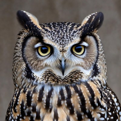 Great Horned Owl close-up
