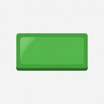 Green 3D Button