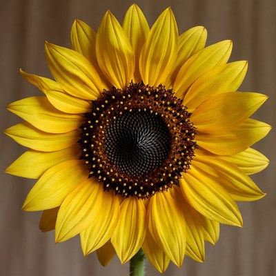 Sunflower on isolated background