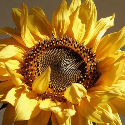 Close-up yellow sunflower