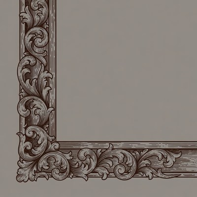 Ornate Vintage Picture Frame
