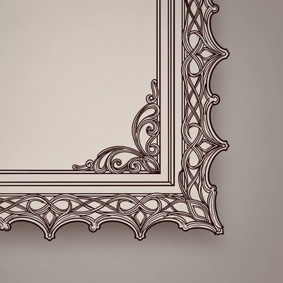 Ornate Empty Picture Frame