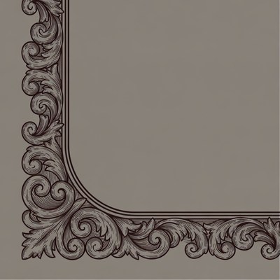 Ornate Vintage Border Frame