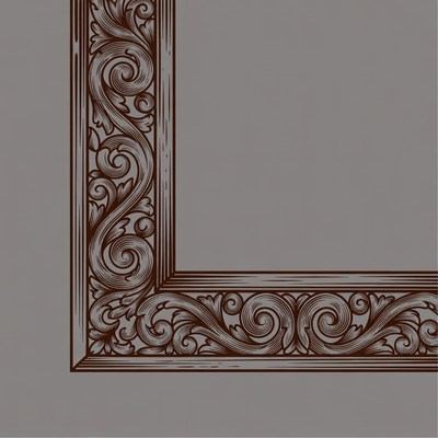 Ornate Vintage Frame Illustration