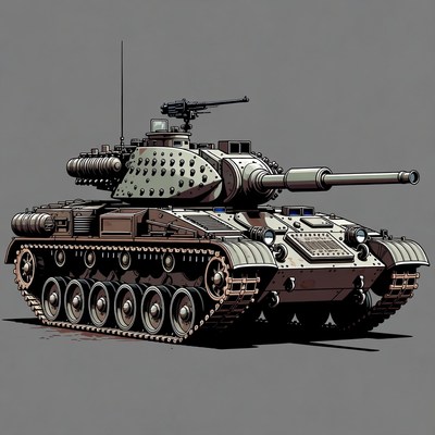 Military Tank Illustration