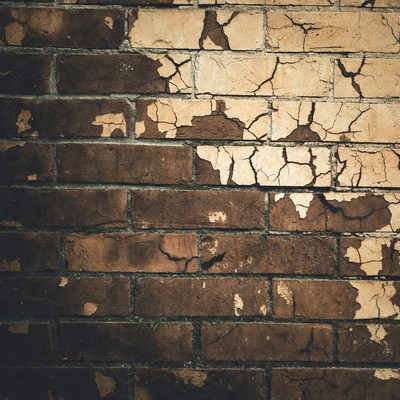 Peeling Cracked Brick Wall Texture