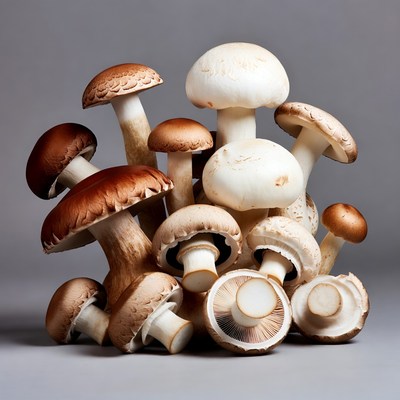 Assortment of Fresh Mushrooms