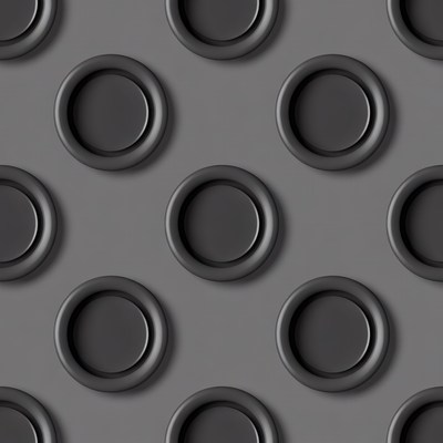 Black Grommets Seamless Pattern