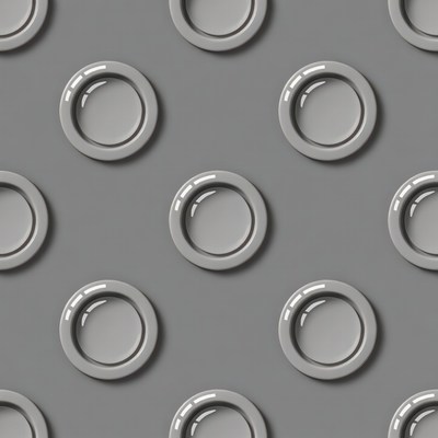 Gray Plates Seamless Pattern