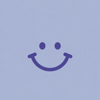 Purple Smiley Face Icon