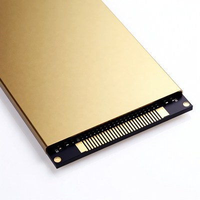Gold SSD with connector