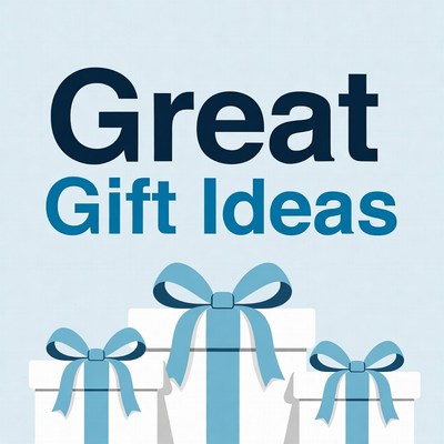 Great Gift Ideas with Blue Ribbons