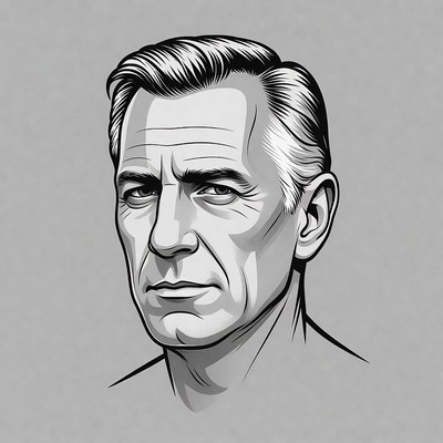 Handsome older man portrait