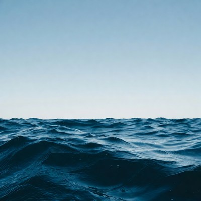 Ocean Waves Under Blue Sky