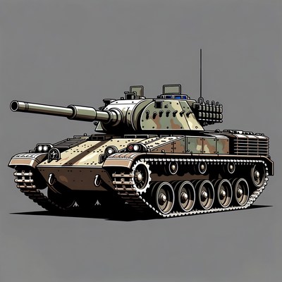Military Tank Illustration