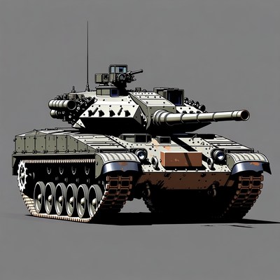Military Tank Illustration