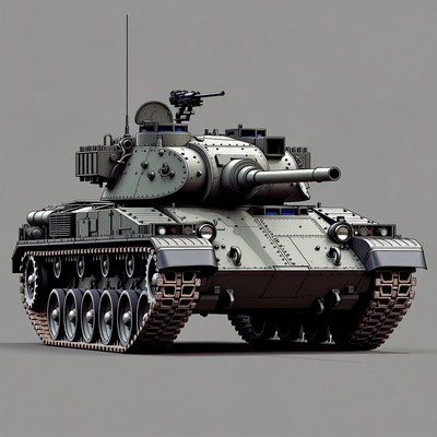 M60 Patton Tank Front View