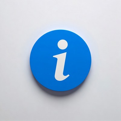 Blue information icon