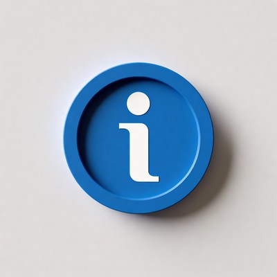 Blue information icon