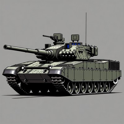 Military Tank Illustration