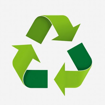 Green Recycle Symbol Icon