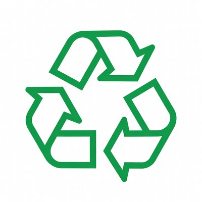 Green Recycling Symbol Icon