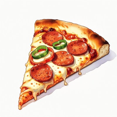 Pepperoni Pizza Slice