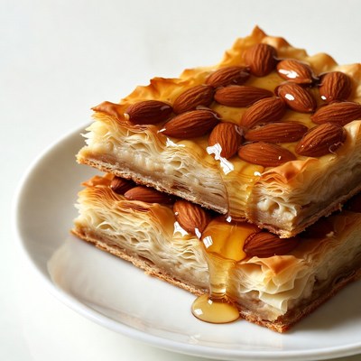 Baklava with Almonds and Honey