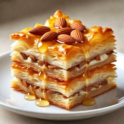 Baklava with Honey and Almonds