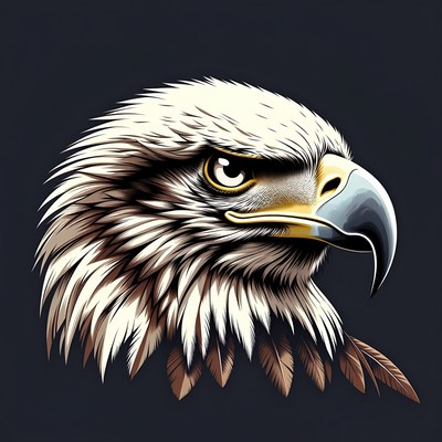 Bald Eagle Head Profile