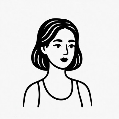 Asian woman illustration