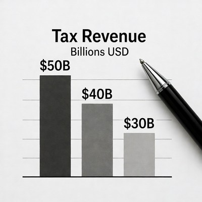 Tax Revenue Bar Chart $50B