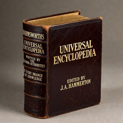 Vintage Harmsworth Universal Encyclopedia Volumes