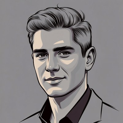 Handsome man in suit portrait