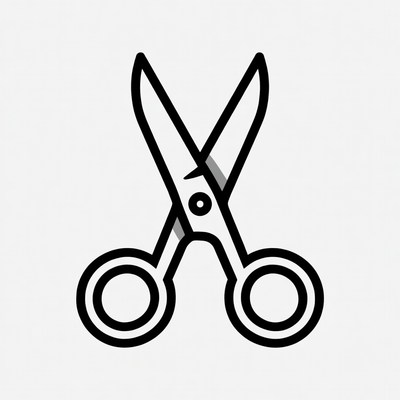 Scissors clipart illustration