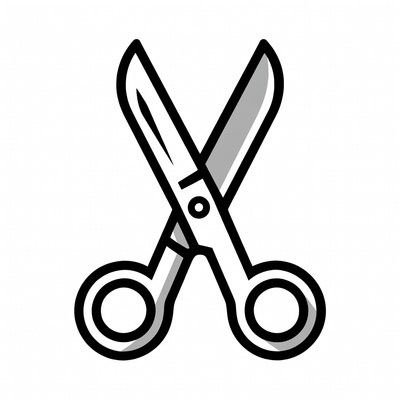 Scissors clipart illustration