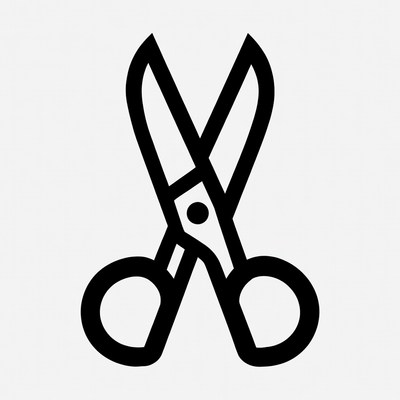 Black Scissors Icon