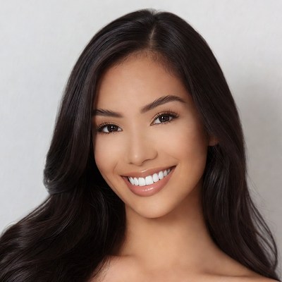 Smiling Asian woman portrait