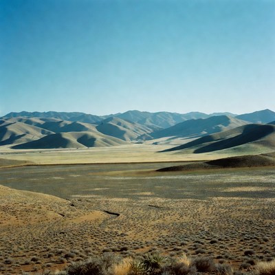 Vast Mountain Valley Landscape
